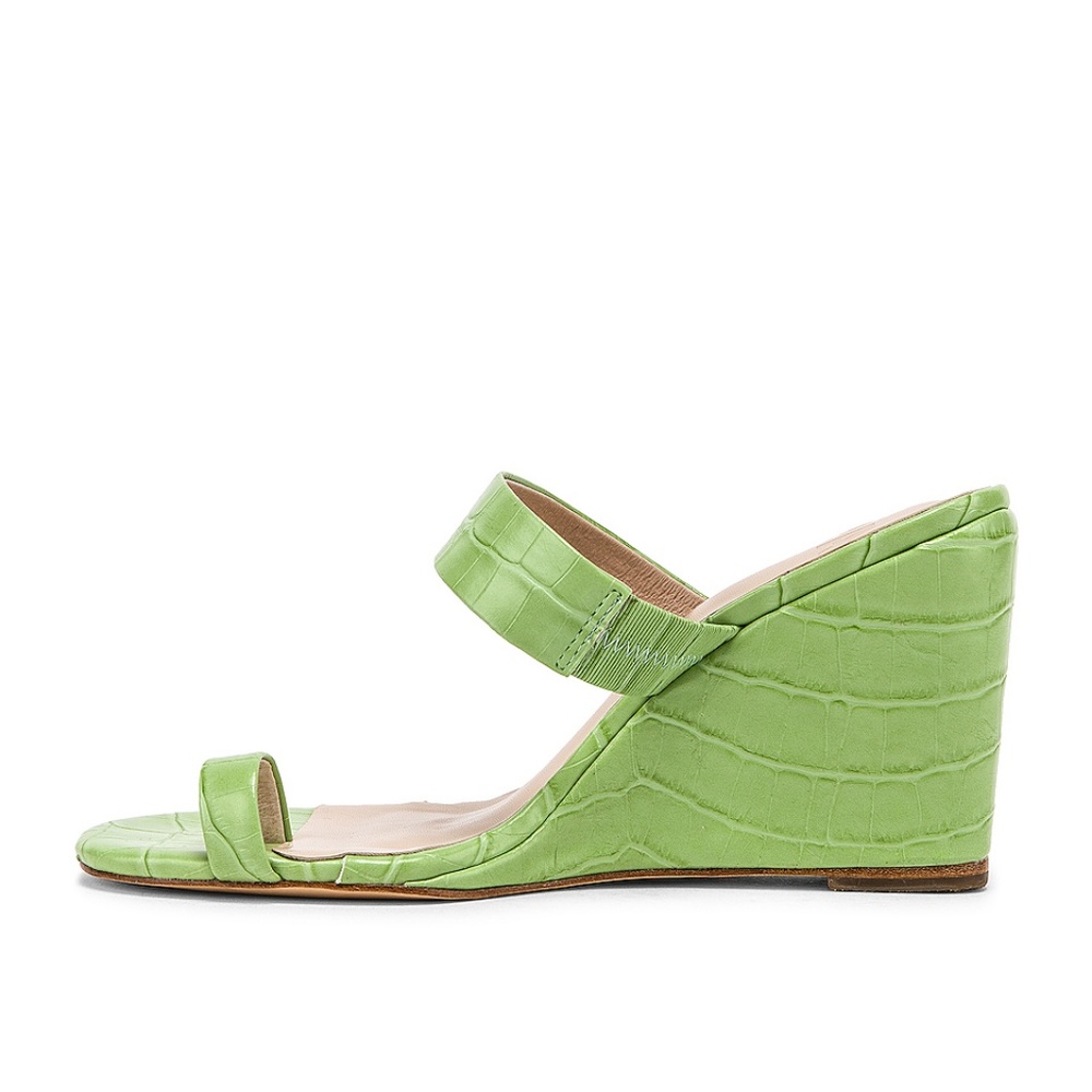 Green LPA Dona Wedge Heel Retail $178 size 6.5 - Picture 4 of 8